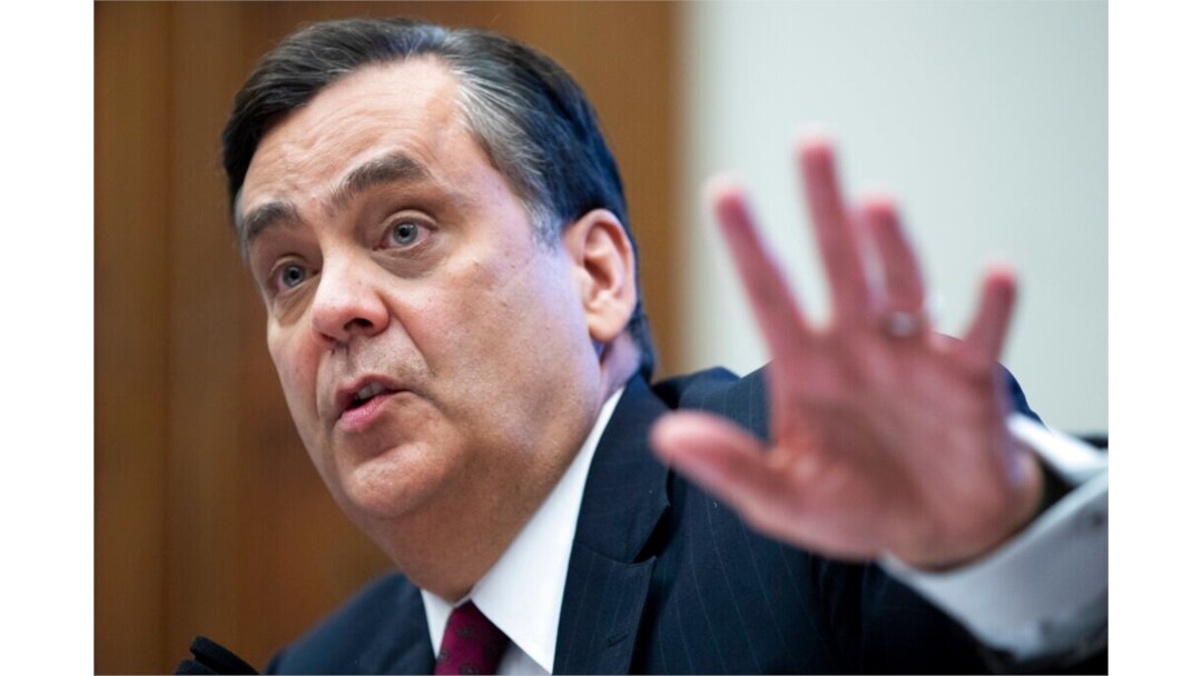 FILE - George Washington University Law School professor Jonathan Turley testifies June 29, 2020, on Capitol Hill in Washington before the House Natural Resources Committee.