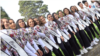 Un grupo de reinas de cada uno de los 20 distritos que tiene Bogotá, la capital de Colombia. [Foto: Federico Buelvas, VOA]