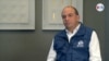El defensor del pueblo, Carlos Camargo, en entrevista con la Voz de América en Bogotá, Colombia, en febrero de 2023. [Foto: Johan Reyes, VOA]