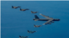 美日韩首次举行三军联合空中演习