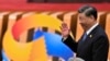 2023年10月18日，中国领导人习近平出席在北京人民大会堂举行的一带一路论坛开幕式。（美联社照片）