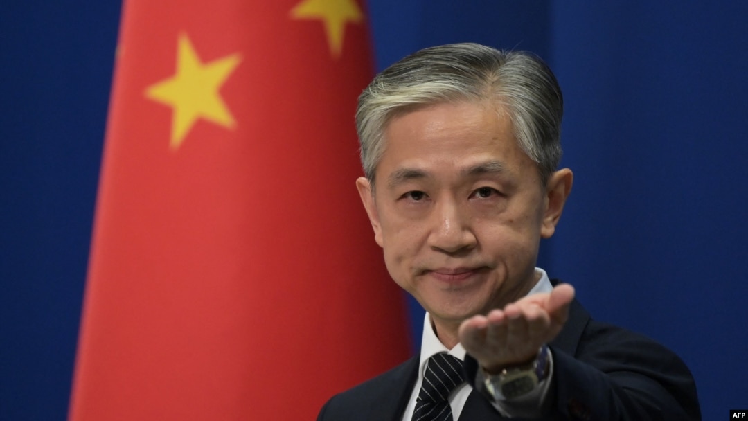 FILE - Chinese Foreign Ministry spokesman Wang Wenbin in Beijing, Nov. 9, 2020. After London and Toyko described China as a "challenge" in the Asia-Pacific region, Wenbin said in January 2023 that "China is a partner for cooperation for all countries instead of a challenge.” 