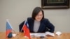 台灣總統府發布的照片顯示，台灣總統蔡英文在與捷克當選總統帕維爾進行電話通話。 （2023年1月31日）
