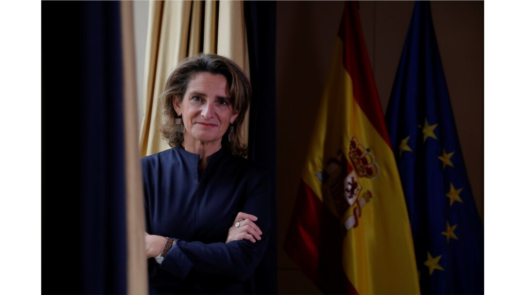 Spain's Energy and Environment Minister Teresa Ribera poses before an interview with Reuters at the ministry headquarters in Madrid, Nov. 25, 2019.