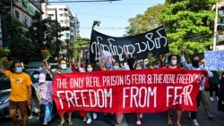 ရန်ကုန်ဆန္ဒပြသူတွေ စစ်ကားနဲ့တိုက် လူစုခွဲခံရမှု ကန်သံရုံးထုတ်ပြန်