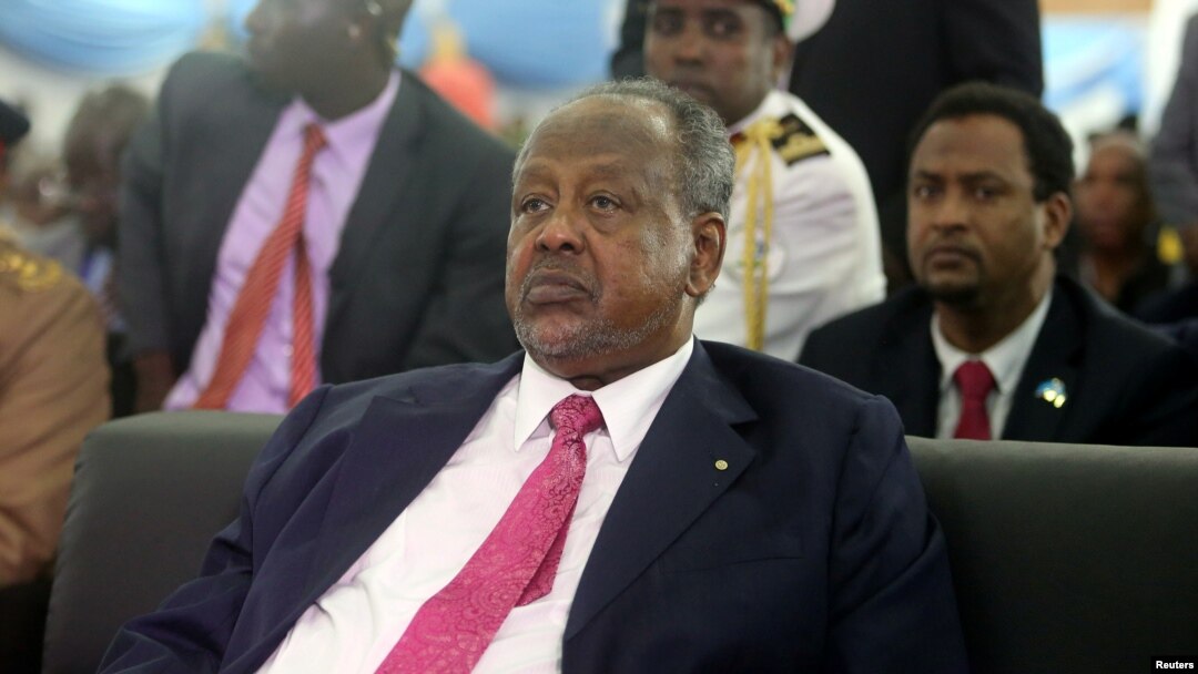 FILE - President Ismail Omar Guelleh of Djibouti hosted and chaired a meeting on June 14, 2020 between the leaders of the federal government of Somalia and the self-declared republic of Somaliland.