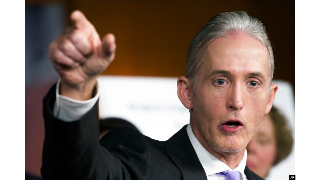 Trey Gowdy, legislador republicano por Carolina del Sur y presidente del Comité de Supervisión y Reforma Gubernamental de la Cámara de Representantes de EE.UU.