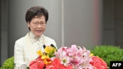 资料照：香港特首林郑月娥