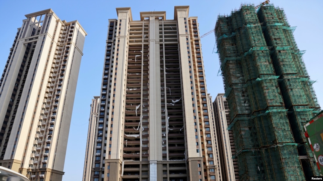恆大集團在江蘇省蘇州太倉的一個建築工地（2021年9月23日）