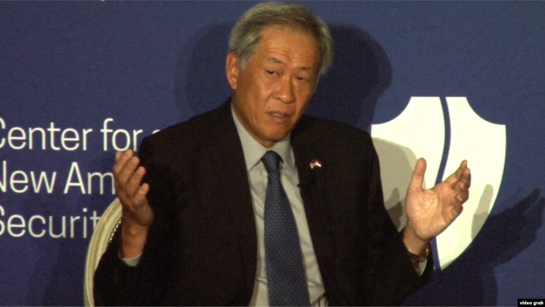 新加坡國防部長黃永宏在華盛頓智庫新美國安全中心講話（2015年12月9日）