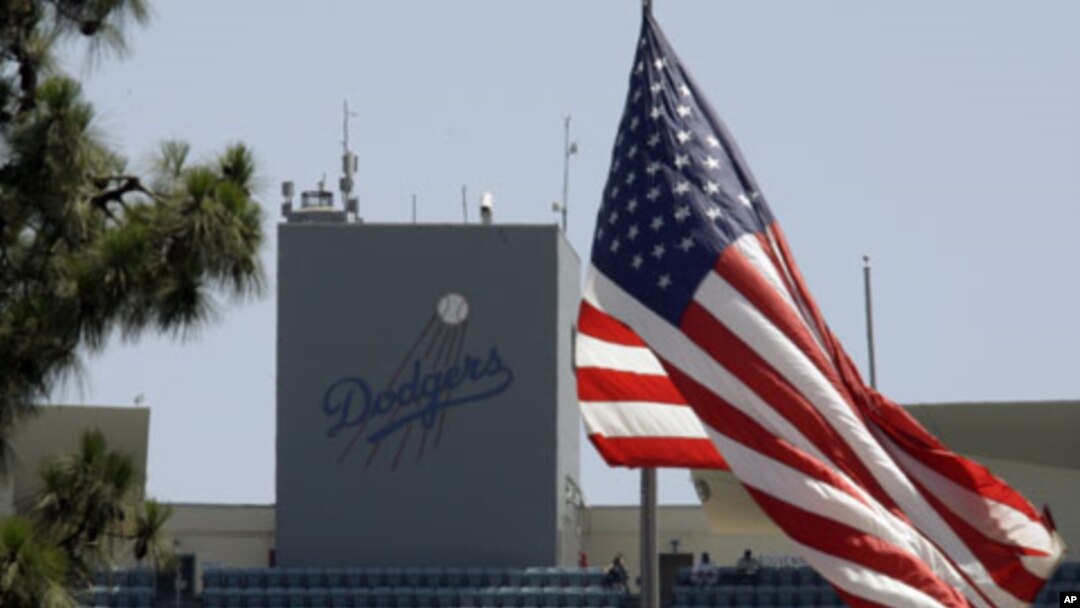 Dodger Stadium, home of the Los Angeles Dodgers. The Dodgers filed for bankruptcy protection in a Delaware court blaming Major League Baseball for refusing to approve a multibillion-dollar TV deal that owner Frank McCourt was counting on to keep the trou