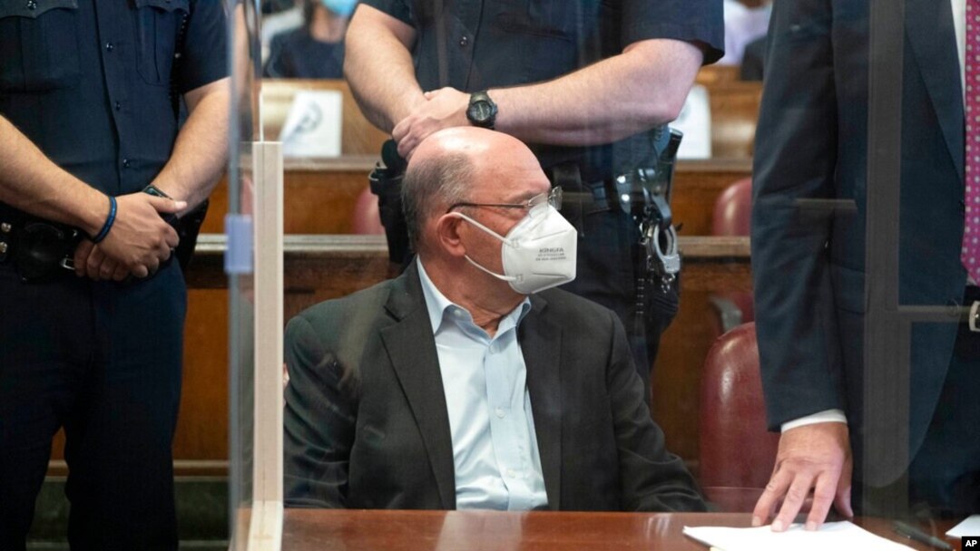 Allen Weisselberg, responsável financeiro da Organização Trump, num tribunal de Nova Iorque, 1 de Julho de 2021