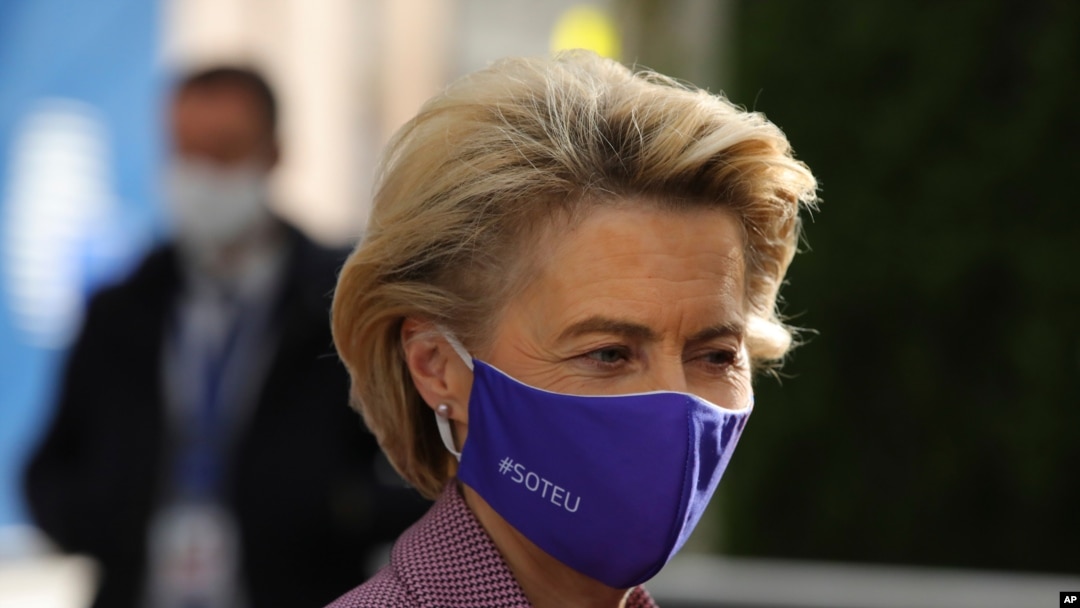 FILE - European Commission President Ursula von der Leyen.