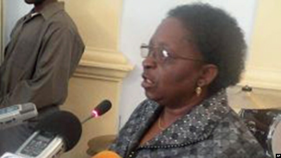 Candida Celeste da Silva, governadora do Namibe