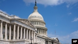 Una vista general del Capitolio en Washington DC, sede del Congreso de Estados Unidos, el 14 de julio de 2021.