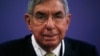 ARCHIVO - Foto del premio Nobel de la Paz y dos veces presidente de Costa Rica, Oscar Arias, durante la ceremonia de la XV Cumbre Mundial de Premios Nobel de la Paz en Barcelona, ​​España. (Foto AP/Manu Fernández)