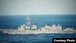 日本海上自衛隊護衛艦“稻妻號”正準備參加美國3艘核航母即將開始在西太平洋的軍演(資料照-日本海上自衛隊)