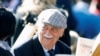 FILE - Human rights lawyer George Bizos arrives to hear Former U.S. President Barack Obama delivering the 16th Nelson Mandela annual lecture, marking the centenary of the anti-apartheid leader's birth, in Johannesburg, July 17, 2018. 