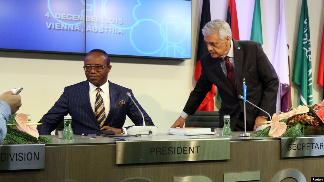 Nigeria's Minister of State for Petroleum Resources and President of the OPEC Conference Emmanuel Ibe Kachikwu.