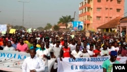 Manifestação em Bissau