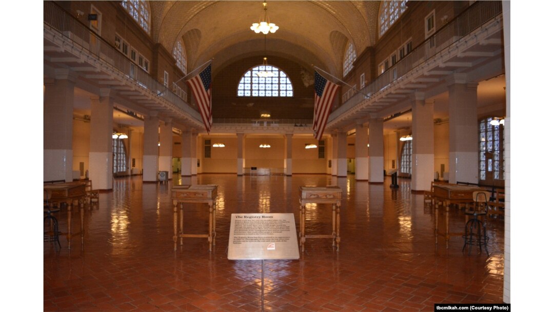 In Ellis Island's 2nd floor Registry Room, millions of European immigrants underwent medical and legal examinations, and learned if they would be allowed to continue on to the mainland.
