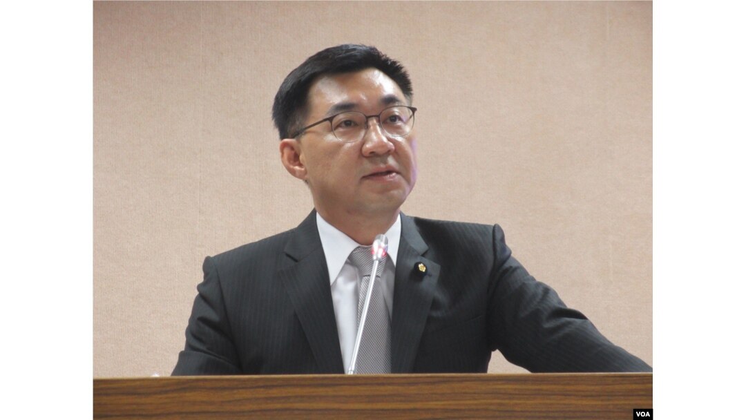台灣在野黨國民黨立委江啟臣。(美國之音張永泰拍攝)