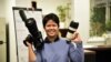 Warangkana Chomchuen is pictured at the VOA Thai office. (Pinitkarn Tulachom/VOA Thai)