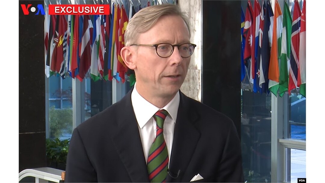 U.S. Special Representative for Iran Brian Hook speaks to VOA Persian, Dec. 18, 2018.
