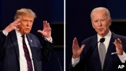Donald Trump e Joe Biden 