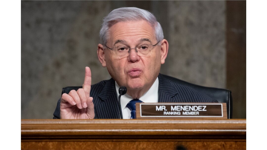 Sen. Bob Menendez, D-N.J., speaks during a confirmation hearing for U.S. Ambassador to the United Nations nominee Linda Thomas-Greenfield on Jan. 27, 2021.