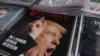 A magazine featuring U.S. President-elect Donald Trump is seen at a bookstore in Beijing on December 12, 2016.