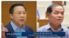 Hai cựu đại biểu QH Lưu Bình Nhưỡng (trái) và Lê Thanh Vân.