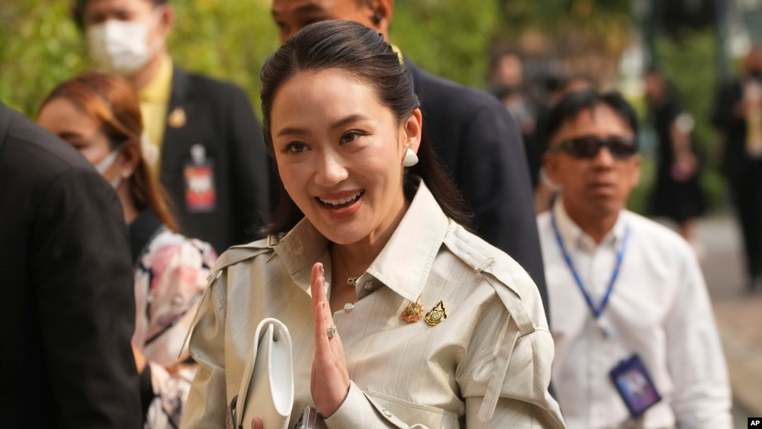 泰國總理佩通坦·欽那瓦在曼谷參加政府內閣會議。 (2025年2月4日)