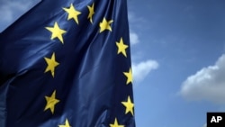 FILE - EU flag