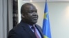 Mokambi ya Commission électorale nationale indépendante, Corneille Nangaa na bureau na ye na Kinshasa, le 4 avril 2018.