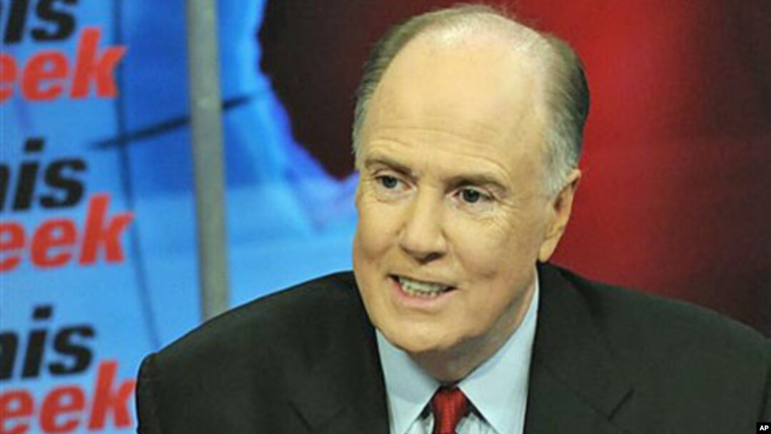 National Security Adviser Tom Donilon is interviewed on ABC's 'This Week,' May 8, 2011 (file photo)