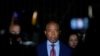 El alcalde de la ciudad de Nueva York, Eric Adams, habla con reporteros frente a la Basílica de Guadalupe, en la Ciudad de México, el miércoles 4 de octubre de 2023. [AP]