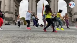 Bélgica: A ritmo de Zumba, venezolana recolecta fondos para sus compatriotas