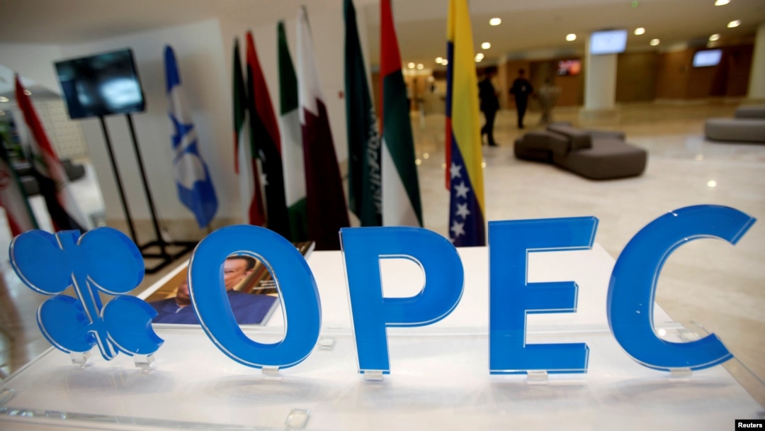 FILE - Members of the Organization of the Petroleum Exporting Countries met in Algiers, Algeria, Sept. 28, 2016. 
