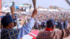 Shugaba Buhari a wani taron gangami na jam'iyyarsa ta APC a shearer 2019 (Hoto: Instagram)
